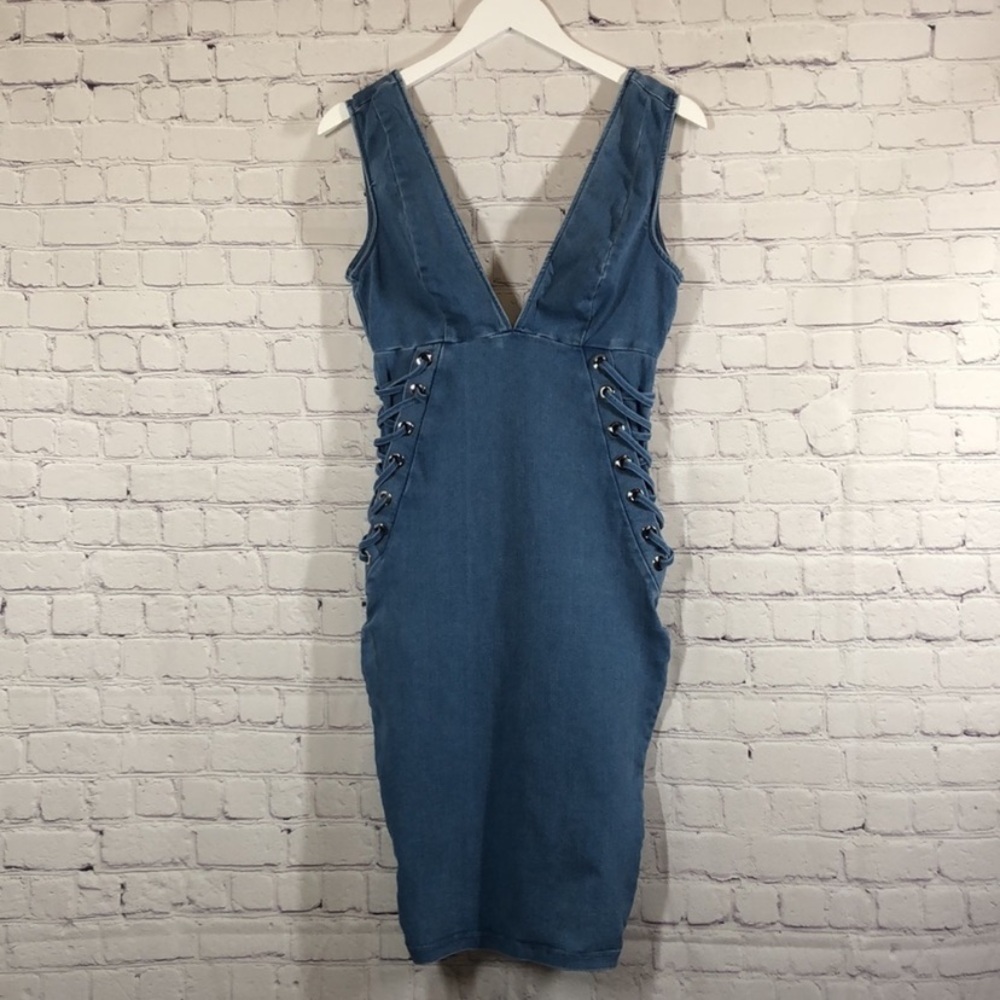 C’estoi Backless Denim Dress